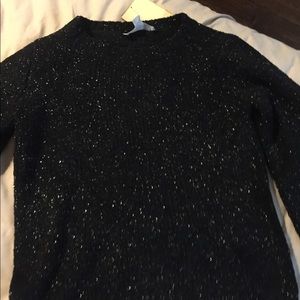 Black with silver glitter XS Michael Kors sweater